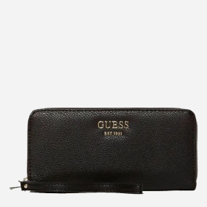 Кошелек женский Guess Vikky Slg Large Zip Around SWVG6995460-BLA Черный (8000702444300) лучшая модель в Ужгороде