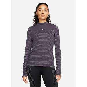 Спортивная кофта Nike W Nk Df Run Dvn Ls Top DD6821-540 S Пурпурная темная (195243289104) в Ужгороде