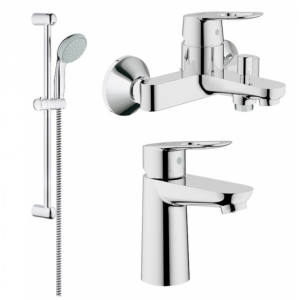 Комплект смесителей для ванной GROHE BauLoop S-Size хром латунь 123214S в Ужгороде