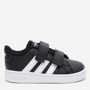 Кеди дитячі Adidas Grand Court I EF0117 18 Cblack/Ftwwht/Ftwwht (4061622759352) краща модель в Ужгороді