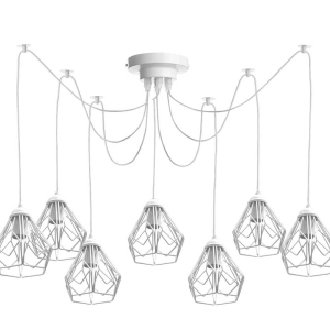Люстра паук на семь плафонов MSK Electric Milan NL 538-7 W в Ужгороде