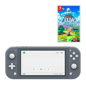 Набір Консоль Nintendo Switch Lite 32GB Grey Новий + Гра The Legend of Zelda: Link's Awakening Nintendo Switch Російські Субтитри Новий