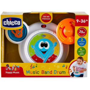 Игрушка музыкальная Chicco Music Band Drum (06993.10) лучшая модель в Ужгороде