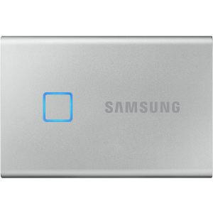 Samsung Portable SSD T7 TOUCH 2TB USB 3.2 Type-C (MU-PC2T0S/WW) External Silver в Ужгороді