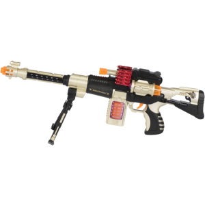 Іграшкова гвинтівка Same Toy Sharp Shooter снайперська на підставці зі світловими та звуковими ефектами (DF-14218BUt) (2340000003846) в Ужгороді