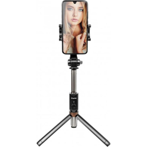 Трипод Dispho WS-18002 Selfie Stick Tripod Bluetooth Black (DSP-WS18002) ТОП в Ужгороді