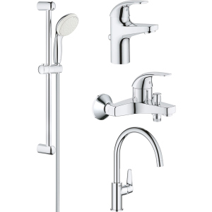 Набір змішувачів GROHE Start Curve 126748К (23805000+23768000+27598001+31554001) в Ужгороді