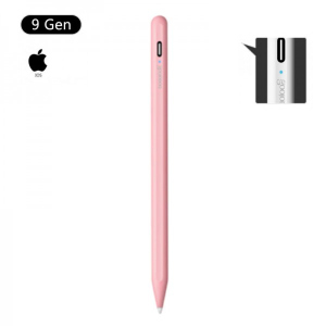 Стилус для планшета Apple iPad 2018-2021 Goojodoq 9 Gen Magnetic Type-C 1.2mm Pink в Ужгороде