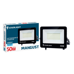 Прожектор світлодіодний ENERLIGHT MANGUST 50Вт 6500K IP65 (MANGUST50SMD80С) в Ужгороді