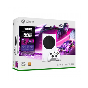 Стаціонарна ігрова приставка Microsoft Xbox Series S 512 GB + Fortnite + Rocket League Bundle (RRS-00034) ТОП в Ужгороді