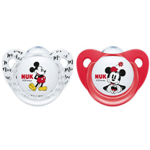 Пустышка Nuk Trendline Disney Mickey с 6 месяцев 2 шт (4008600313038) ТОП в Ужгороде