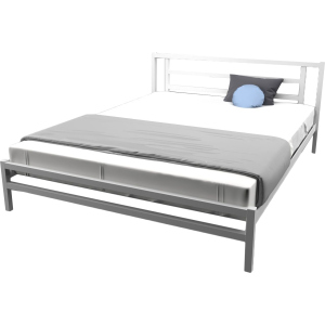 Двоспальне ліжко Eagle Glance 140 х 200 White (Е3247) краща модель в Ужгороді