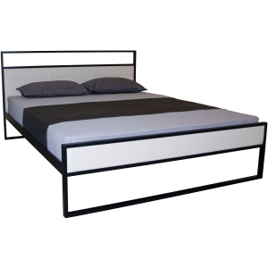 Двуспальная кровать Eagle Narva 140 х 200 Black/white (Е3698) рейтинг