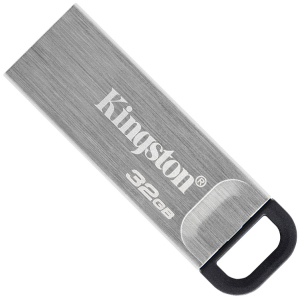 Kingston DataTraveler Kyson 32GB USB 3.2 Silver/Black (DTKN/32GB) краща модель в Ужгороді