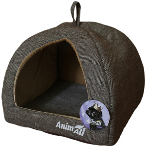 Будиночок для собак та кішок AnimAll Ат 0980 Darling S Grey 38 x 38 x 29 см (2000981180980) краща модель в Ужгороді