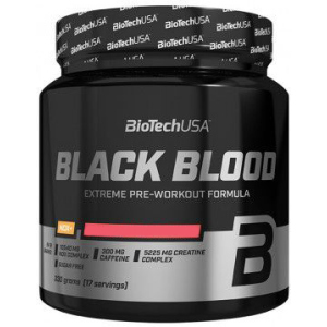 Передтренувальний комплекс BioTech Black Blood NOX+ 330 г Чорниця-лайм (5999076232376) ТОП в Ужгороді