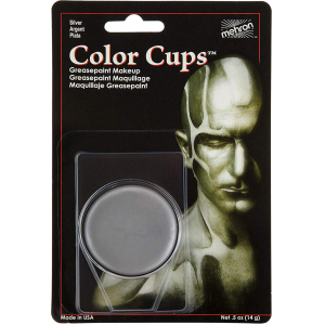 Кремовый грим Mehron Color Cups Silver 12 г (CCC-S) (764294502090) лучшая модель в Ужгороде