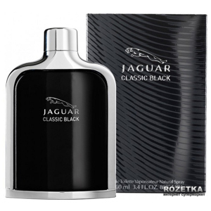 Туалетна вода для чоловіків Jaguar Classic Black Eau de Toilette 100 мл (3562700373145) ТОП в Ужгороді