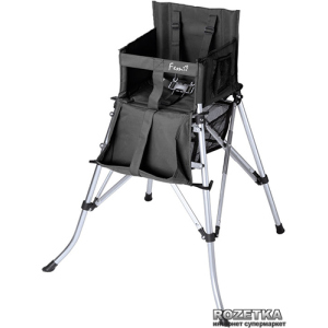 Дитячий стільчик для годування переносний FemStar One2Stay Folding Highchair Чорний (8717333400040) ТОП в Ужгороді