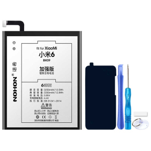 Аккумулятор NOHON для Xiaomi Mi 6 3350mAh + набор инструментов (BM39) лучшая модель в Ужгороде