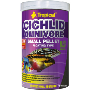 Корм Tropical Cichlid Omnivore Small Pellet для аквариумных рыб в гранулах 1 л (5900469609569) в Ужгороде