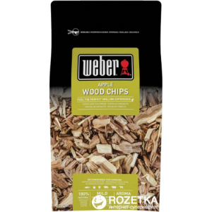 Тріска для копчення Weber Яблуко Вага: 0.7 кг (17621) краща модель в Ужгороді