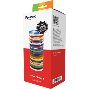 Набор нити Polaroid 1.75 мм PLA для ручки 3D 22 цвета (PL-2503-00) ТОП в Ужгороде