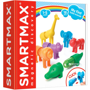 Игровой набор для конструирования SmartMax Мои первые дикие животные (SMX 220) (5414301249856)