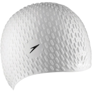 Шапочка для плавання Speedo Bubble Cap White (5053744175850) ТОП в Ужгороді