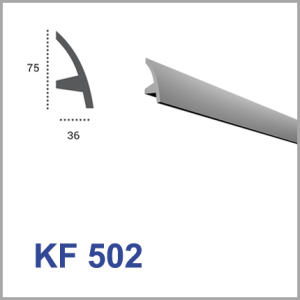 хороша модель Карниз для прихованого освітлення Tesori KF502 200см