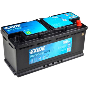 Автомобильный аккумулятор Exide AGM 6СТ-105 (EK1050) 105 Ач (-/+) Euro 950 А (EK1050) ТОП в Ужгороде