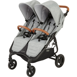 Прогулочная коляска для двойни Valco baby Snap Duo Trend Grey Marle (9938) (9315517099388) лучшая модель в Ужгороде