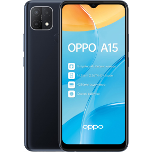 Мобильный телефон OPPO A15 2/32GB Dynamic Black лучшая модель в Ужгороде