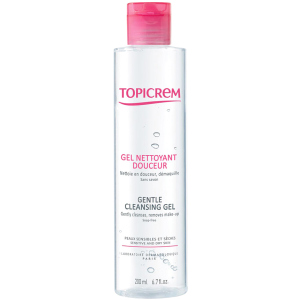 М'який гель для обличчя Topicrem Gentle Cleansing Gel 200 мл (3700281702408) краща модель в Ужгороді