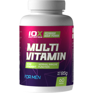 Комплекс вітамінів для чоловіків 10X Nutrition Multivitamin for Men 60 таблеток (525272730948) ТОП в Ужгороді