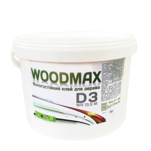 Вологостійкий клей для дерева D3 Himdecor WOODMAX 3 кг в Ужгороде