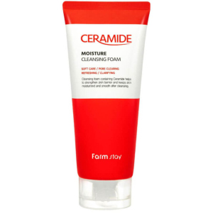 Пенка для умывания FarmStay Ceramide Moisture Cleansing Foam с керамидами 180 мл (8809480772856) лучшая модель в Ужгороде