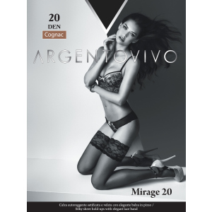 Панчохи Argentovivo Mirage 20 Den 3/4 р Cognac (8051403068496) краща модель в Ужгороді