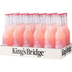 Упаковка слабоалкогольного напитка King`s Bridge Джин Грейпфрут 7% 0.33 л х 24 шт (4820097898146) в Ужгороде
