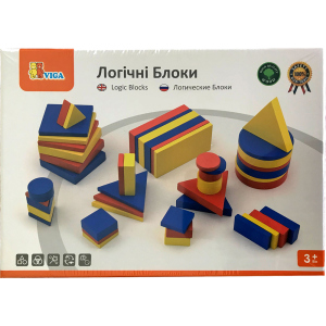 Навчальний набір Viga Toys Логічні блоки Дьєнеша (56164U) в Ужгороді