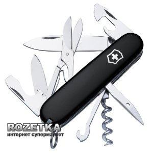 Швейцарський ніж Victorinox Climber Black (1.3703.3) краща модель в Ужгороді