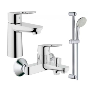 Набір змішувачів GROHE BauLoop 123214S (23337000 + 32815000 + 27598001) ТОП в Ужгороді