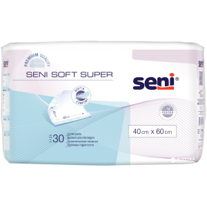 хорошая модель Одноразовые пеленки Seni Soft Super 40х60 см 30 шт (5900516691271)