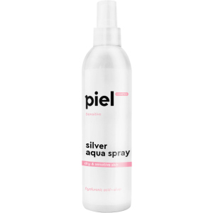 Зволожуючий спрей для обличчя для сухої та чутливої ​​шкіри Piel Silver Aqua Spray 250 мл (4823015904288) ТОП в Ужгороді