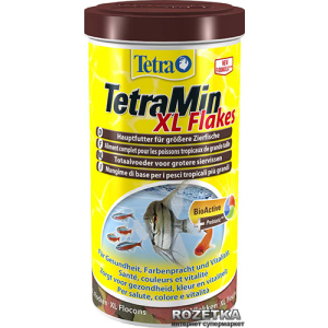 купить Корм Tetra Min XL Flakes для аквариумных рыб в хлопьях 1 л (4004218204393)