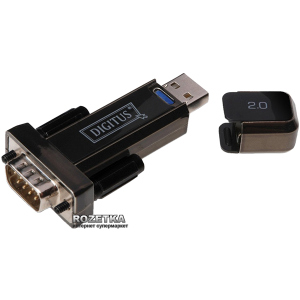 Перехідник Digitus USB to RS232 Black (DA-70156) в Ужгороді