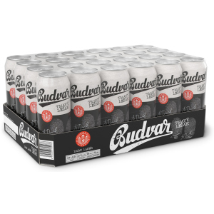 Упаковка пива Budweiser Budvar B Dark темное фильтрованное 4.7% 0.5 л x 24 шт (8594403705133) в Ужгороде