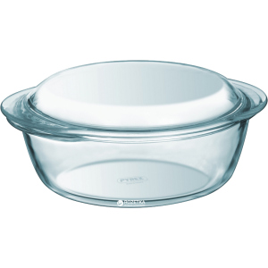 Кастрюля для запекания круглая Pyrex Essentials 2.2+0.8 л (208A000) лучшая модель в Ужгороде