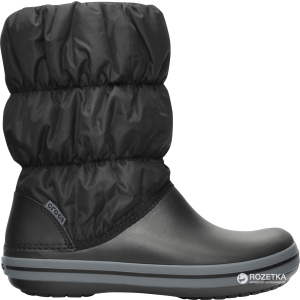 Дутики Crocs Jibbitz Winter Puff Boot 14614-070-W10 41-42 26.3 см Чорні (883503941168) краща модель в Ужгороді