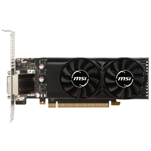 MSI PCI-Ex GeForce GTX 1050 Ti 4GT Low Profile 4GB GDDR5 (128bit) (1290/7008) (DVI, HDMI, DisplayPort) (GTX 1050 TI 4GT LP) надежный